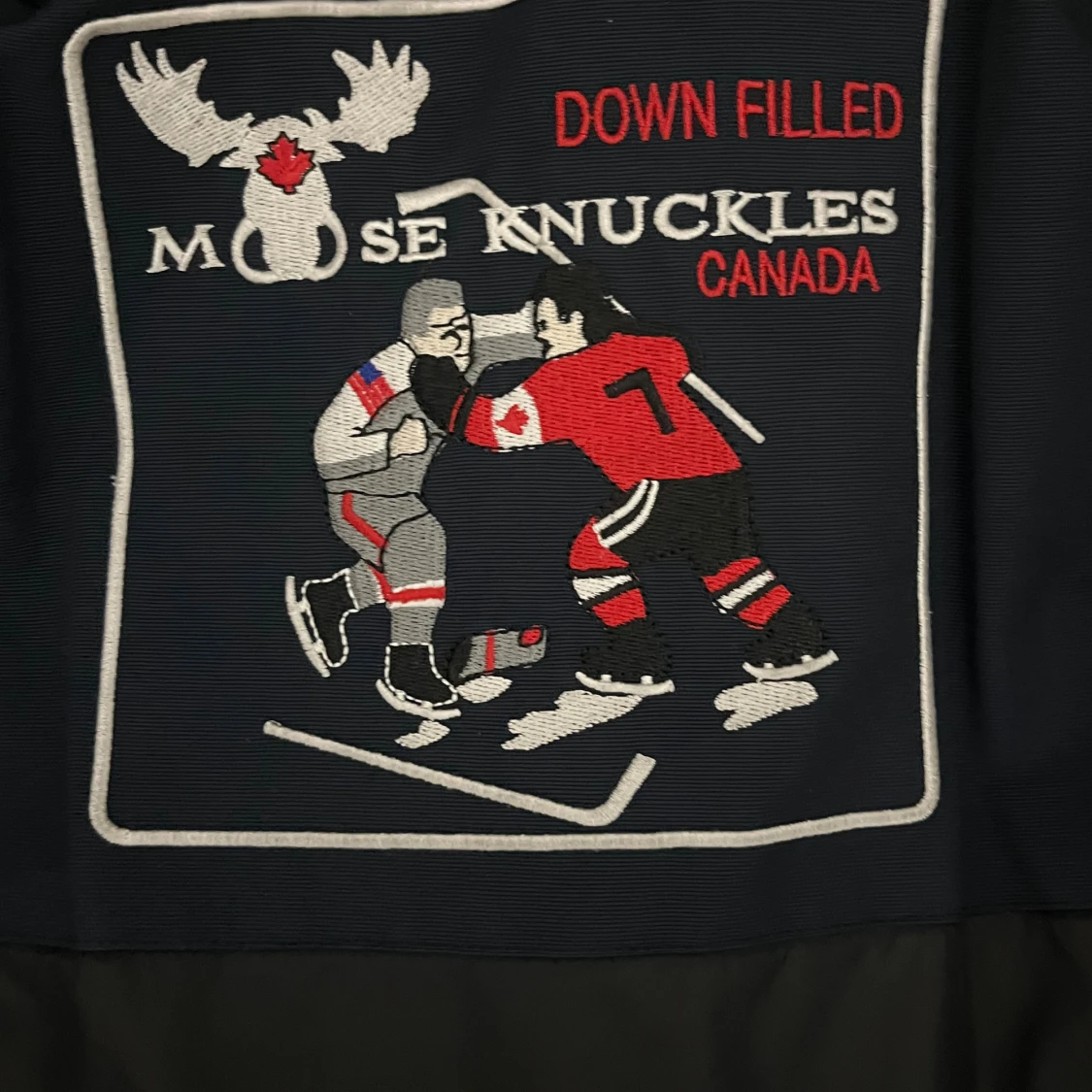 Mörkblå dunjacka Moose Knuckles - 3