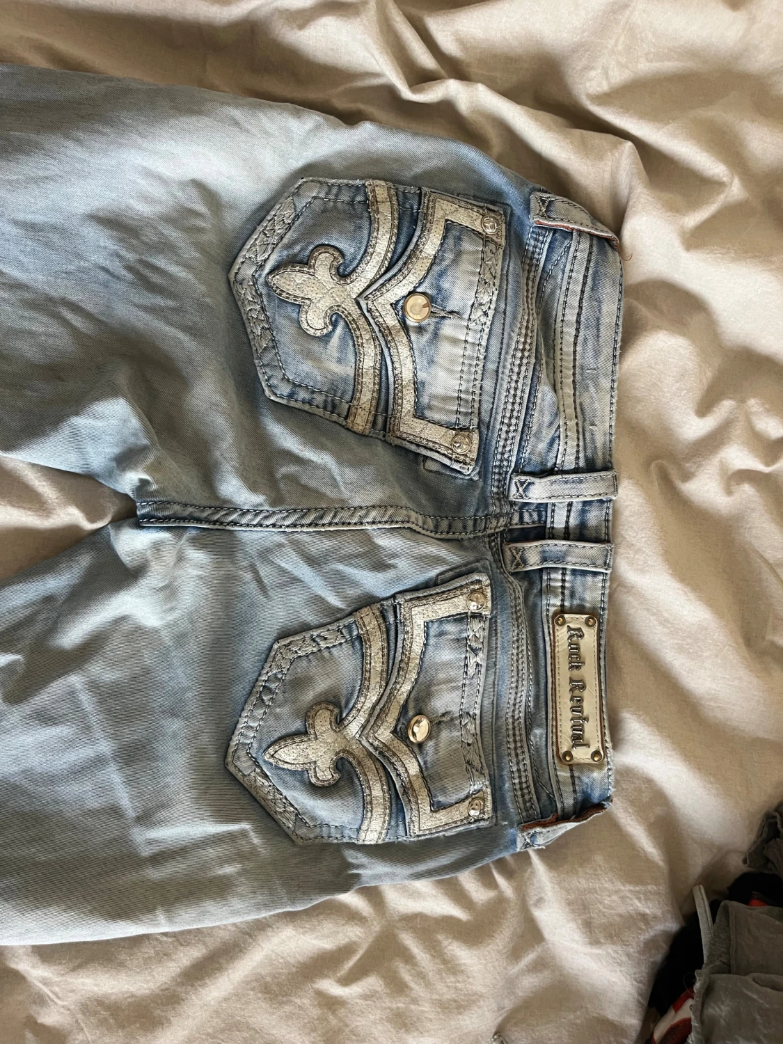 Ljusblå Bootcut jeans från Rock Revival