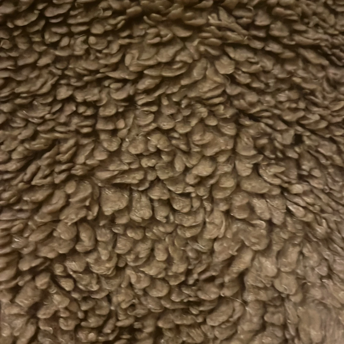 Brun teddyjacka från ONLY XS - 2