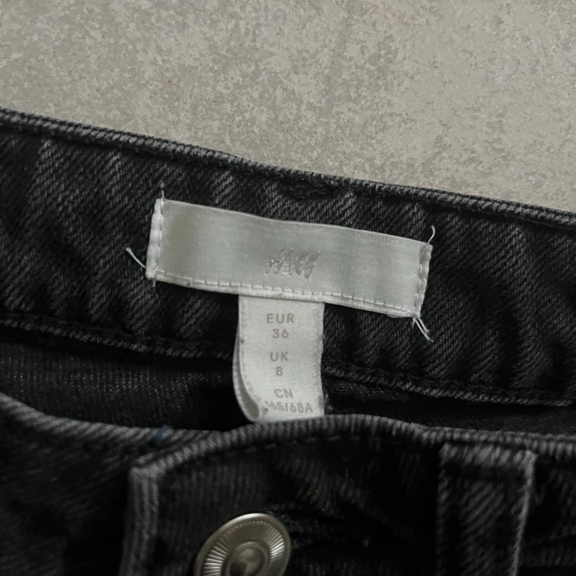 Svarta jeansshorts - 2