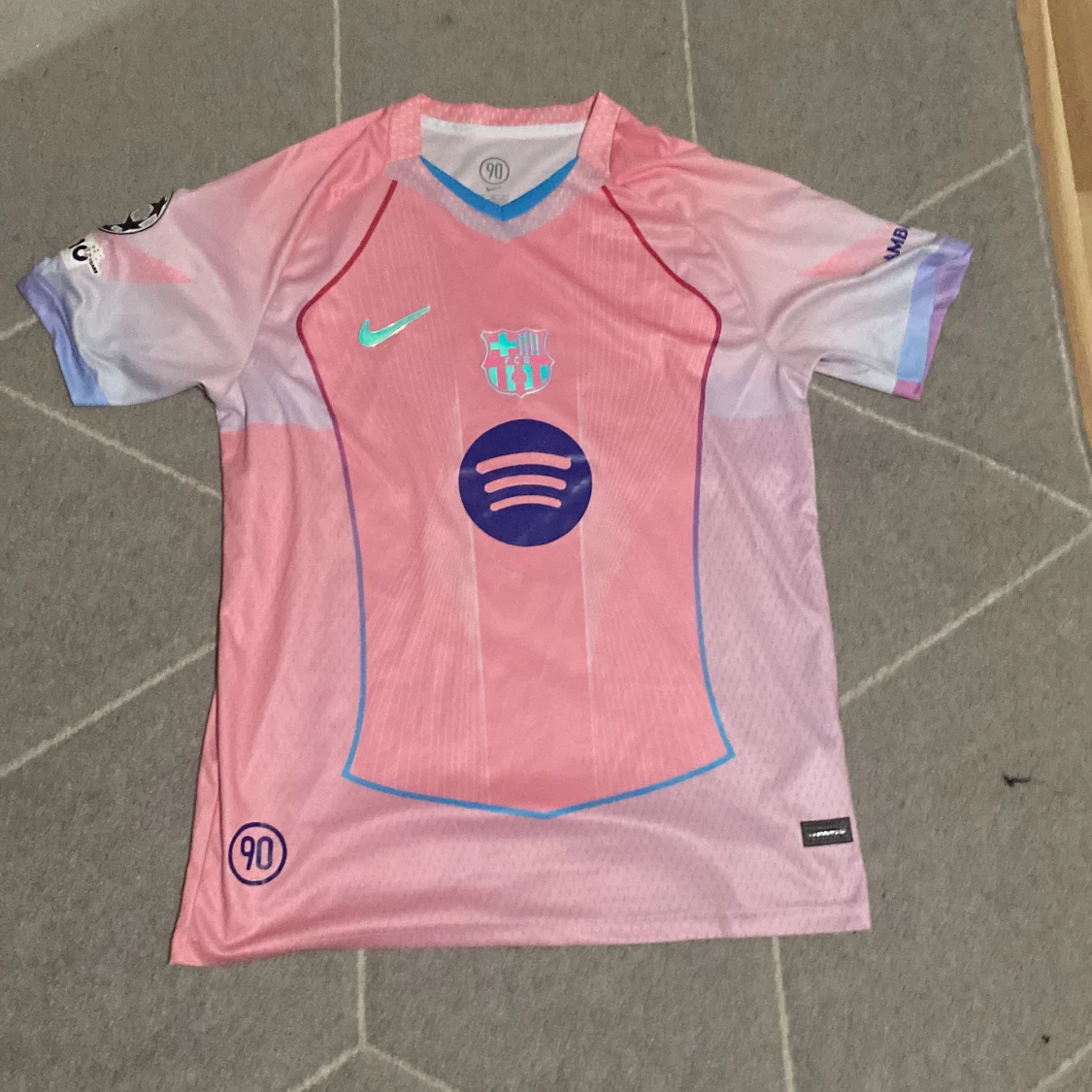 Barça Lamine Yamal rosa Nike tröja
