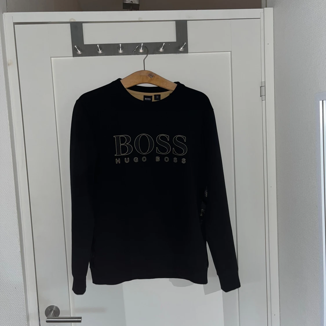 Svart sweatshirt från Hugo Boss