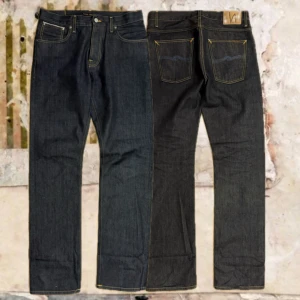 Selvage Nudie StraightAlf - Tjena! Säljer dessa helt otvättade DryRopySelvage StraightAlf, jeansen är knappt använda och är i riktigt fint skick, denna modell tillverkas inte längre, hör av dig vid funderingar!🙌