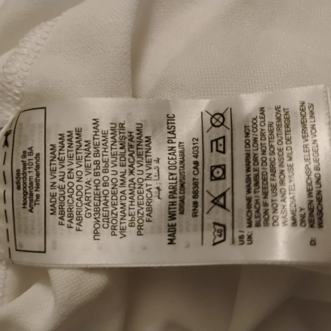 Vit Adidas Primeblue t-shirt M - 4