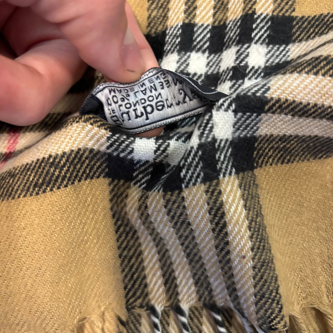 Beige Burberry Scarf - 2