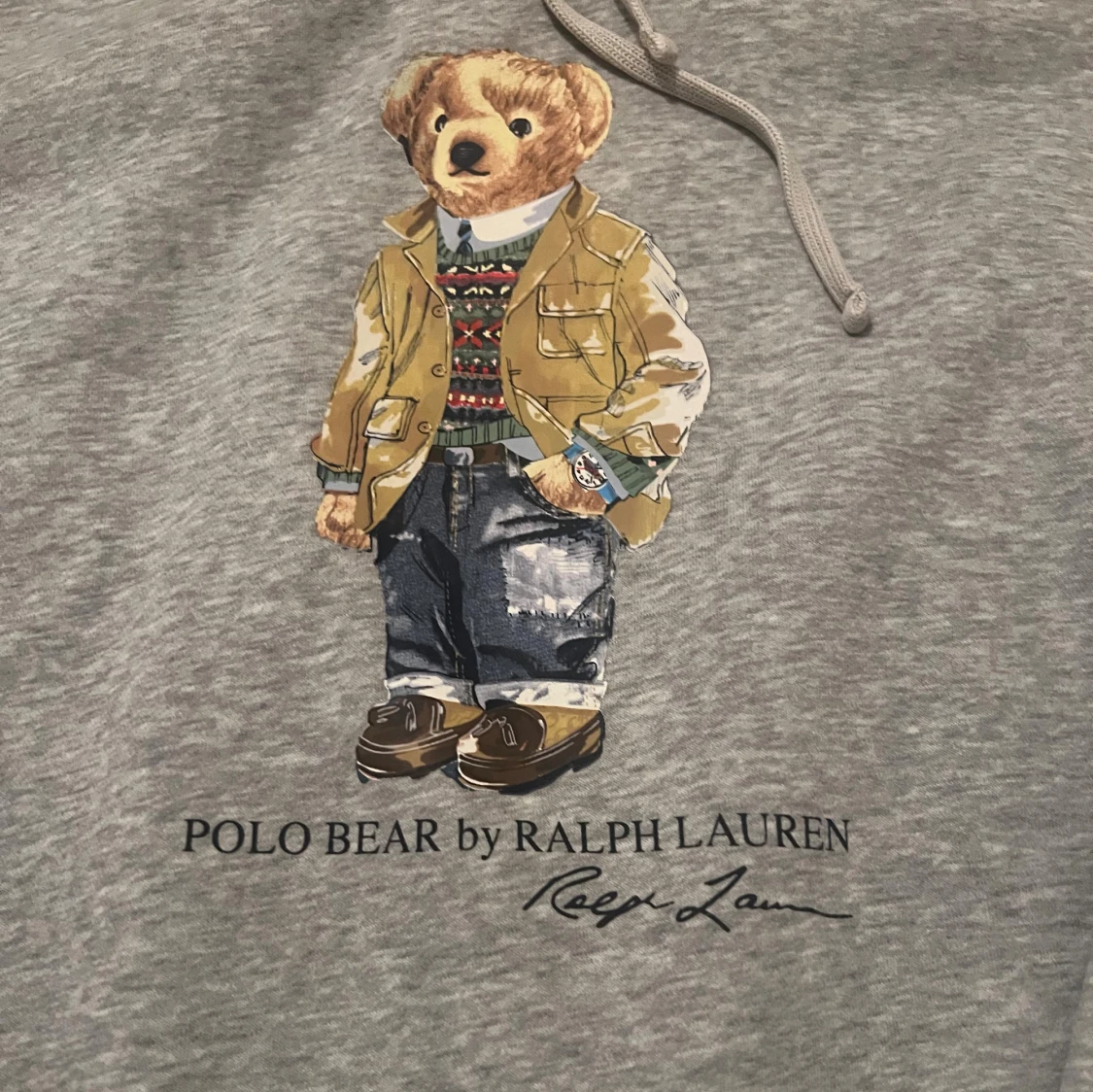 Grå hoodie Polo Bear Ralph Lauren - 1