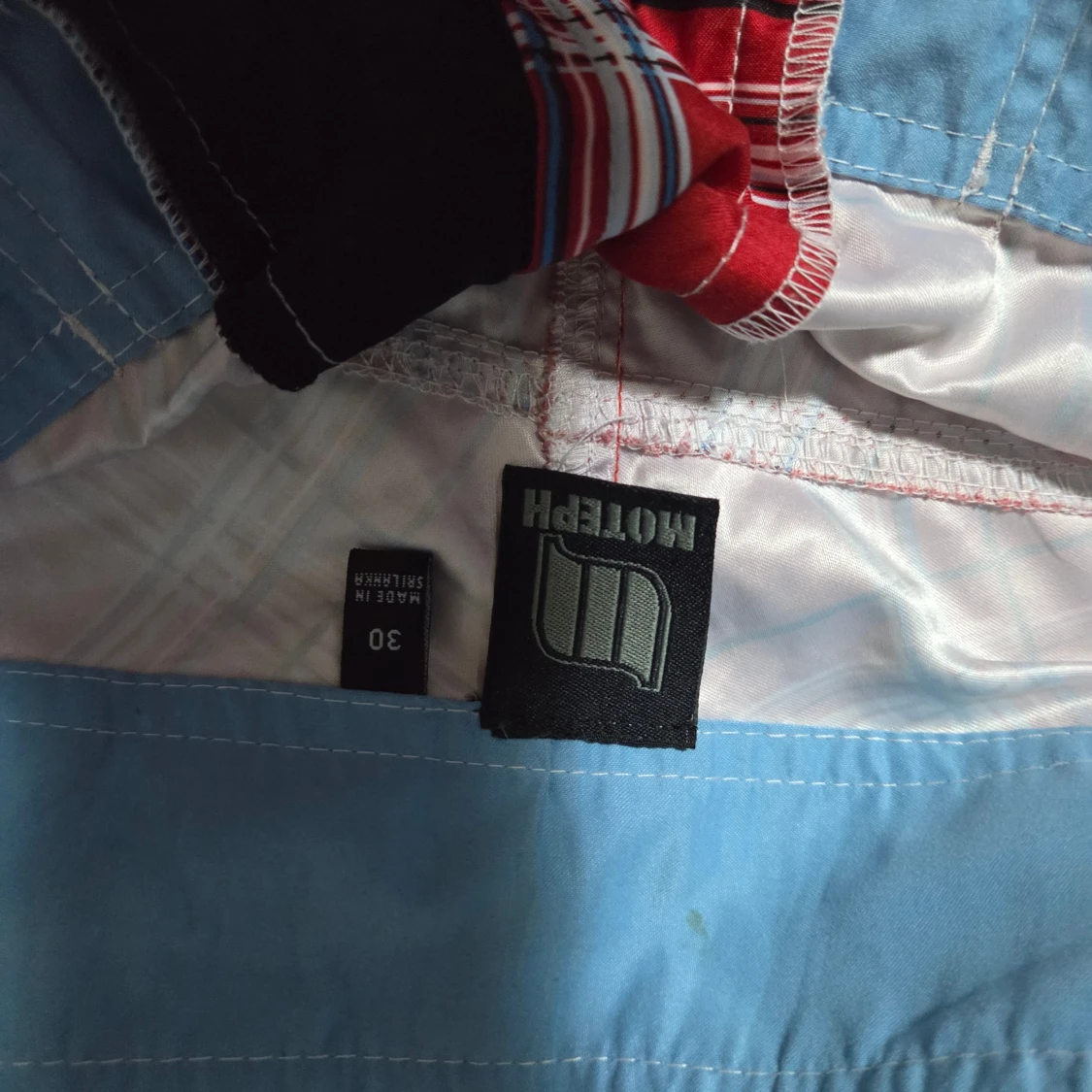 Röd-rutiga shorts från HotepH - 2