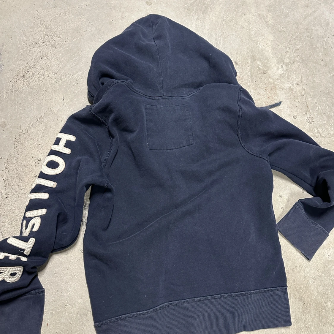 Vintage Hollister Hoodie med knappar - 3