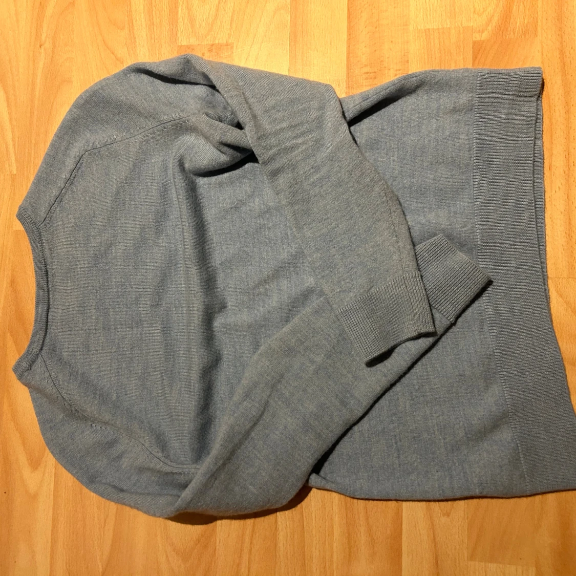 Ljusblå stickad tröja från Morris - 2