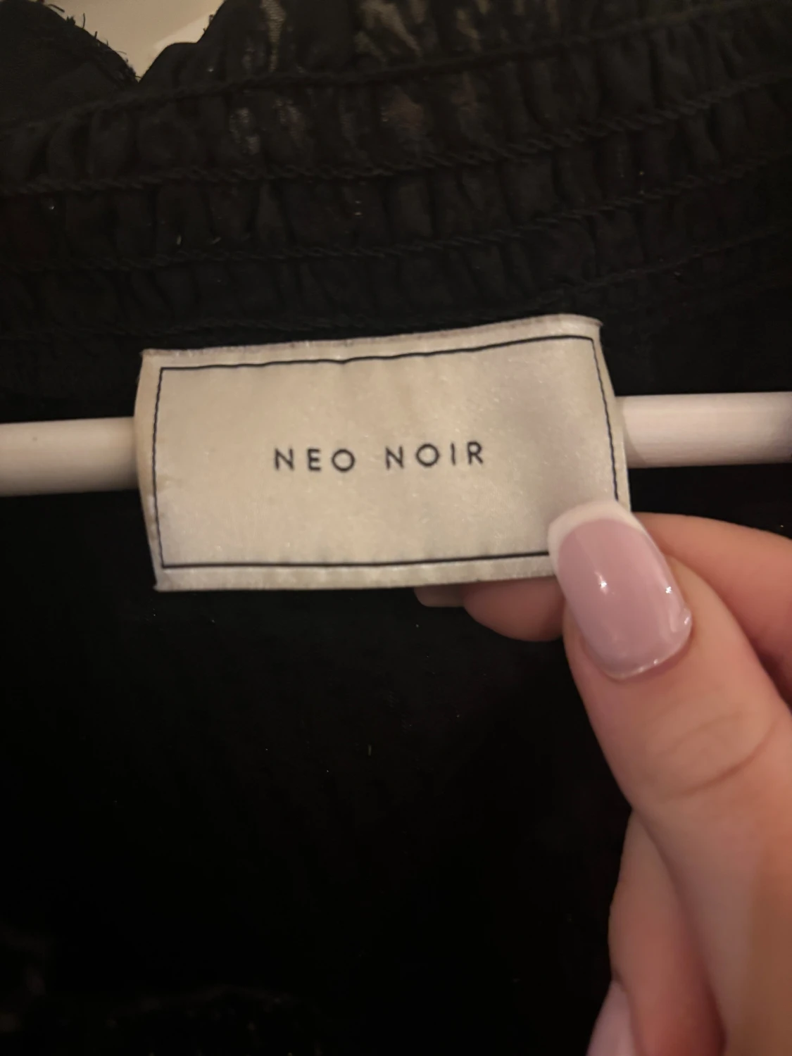 Svart glittrig blus från Åhléns  - 1