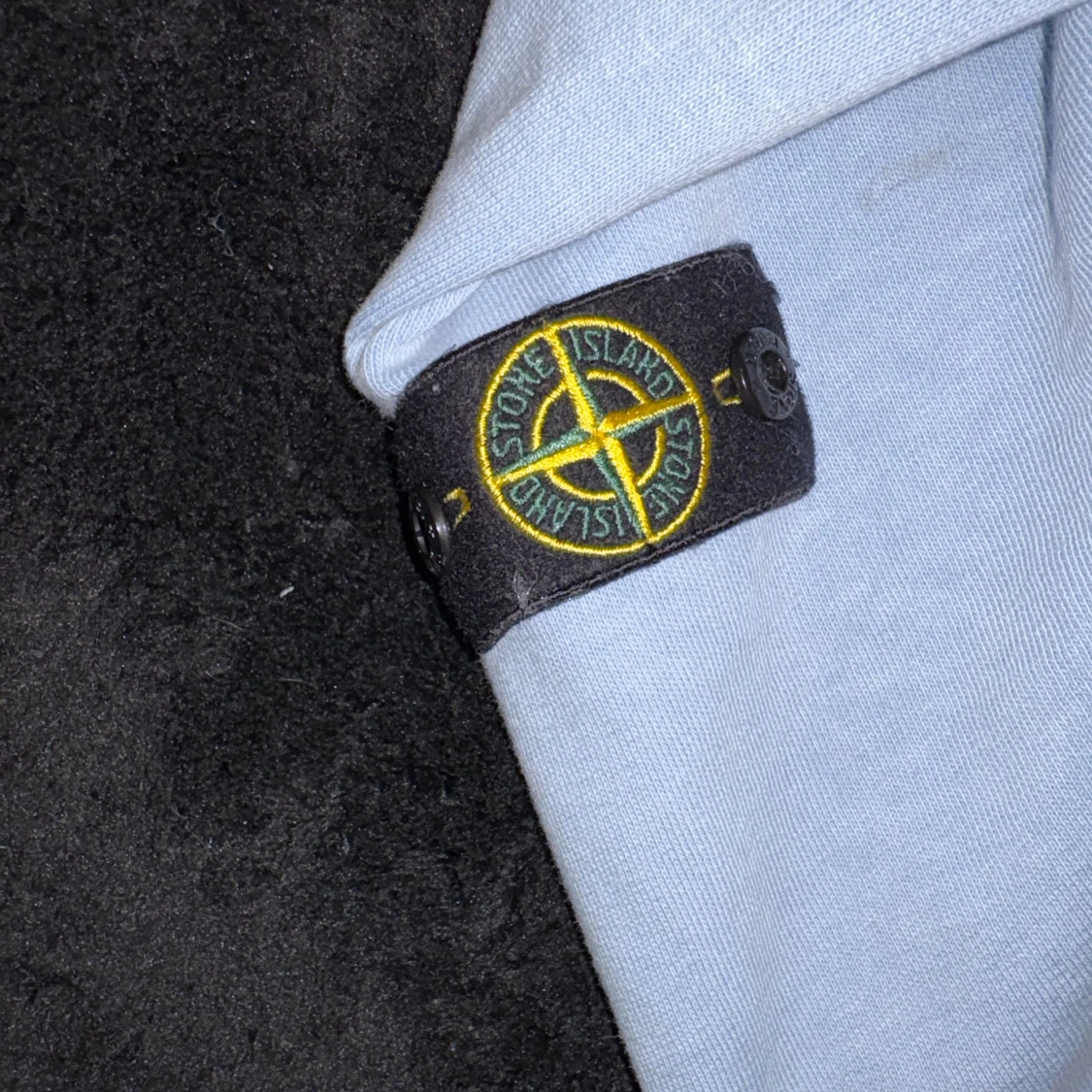 Ljusblå sweatshirt från Stone Island - 1