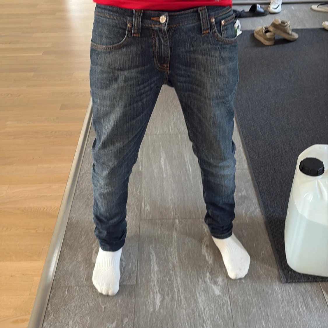 Blå slim fit jeans Nudie Jeans - 2