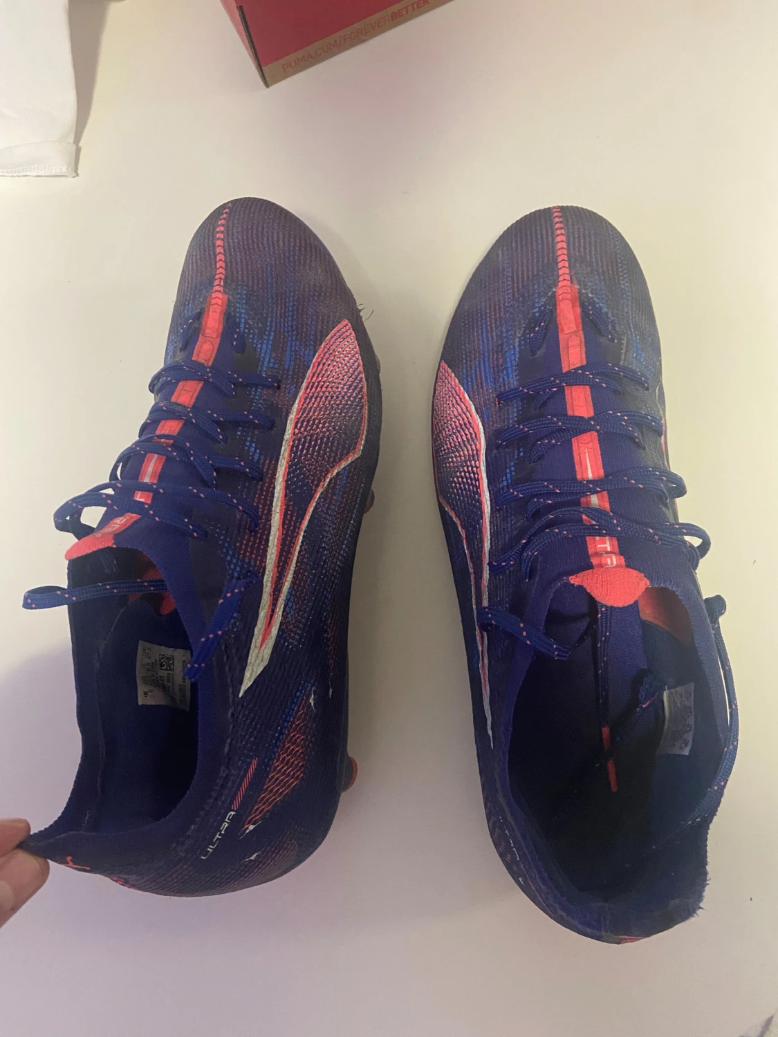 Puma Ultra blå fotbollsskor - 1