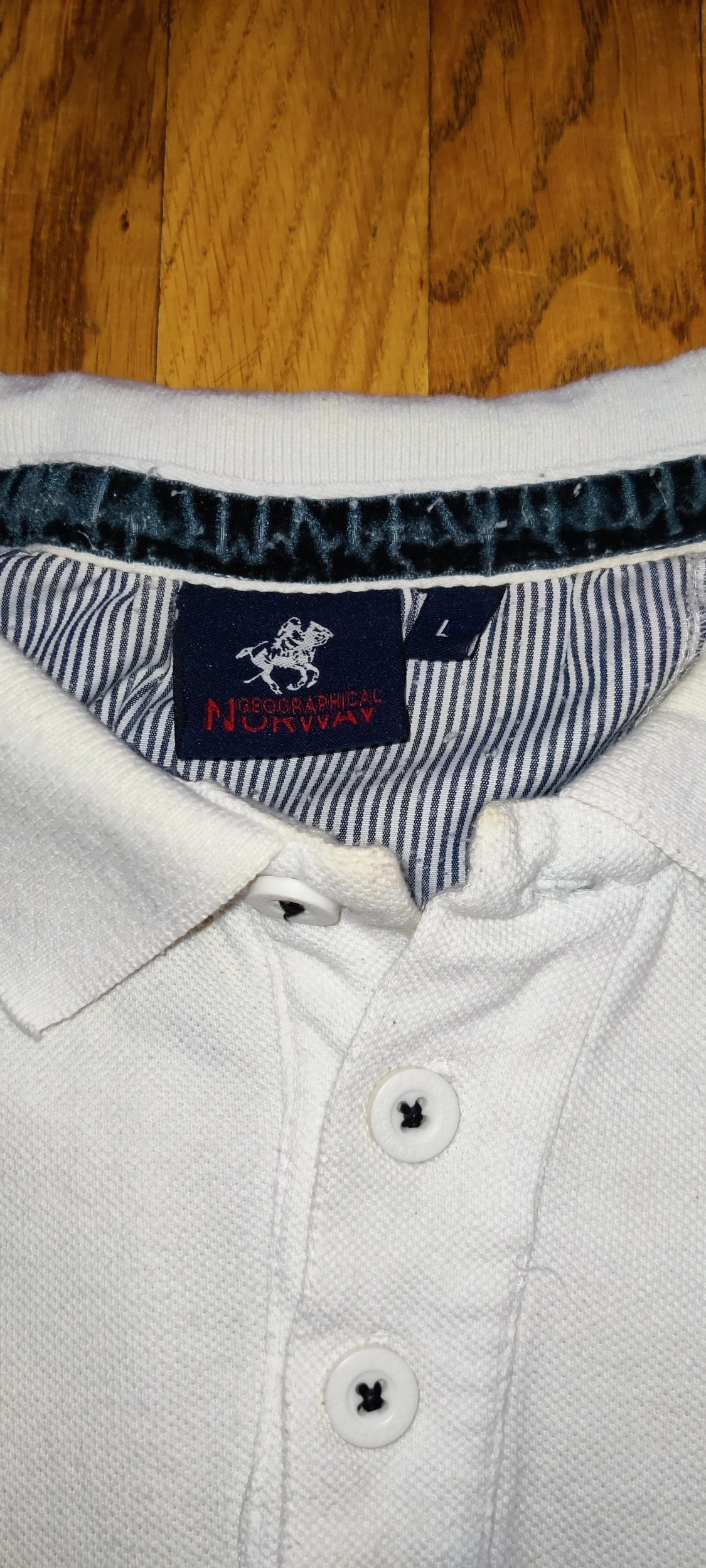 Vit Geographical Norway piké L - 2