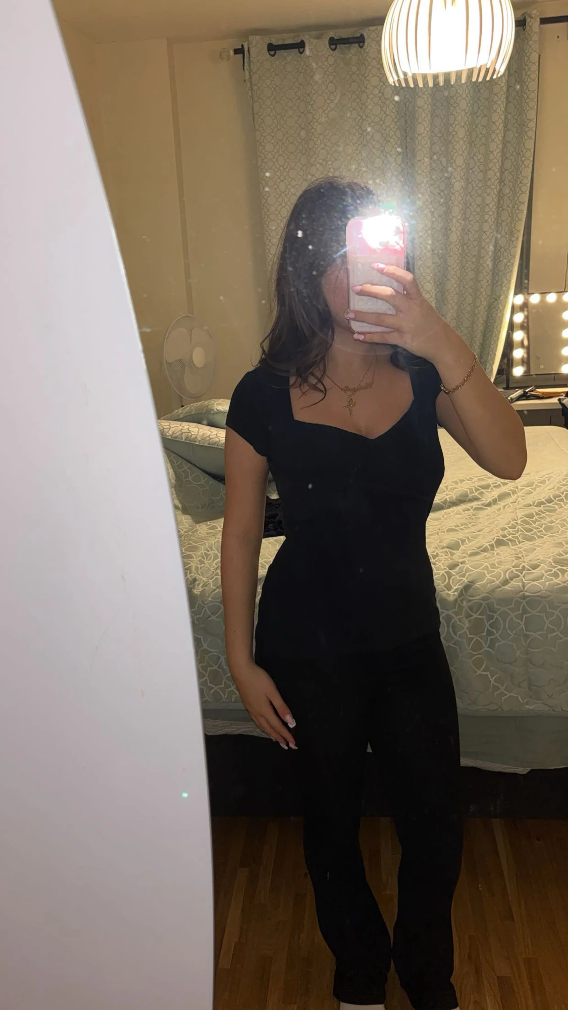 Svart ribbad topp från Anna Field - 1