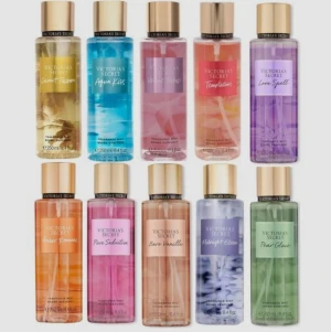 SÖKER!! - Victoria's Secret body mist - Söker olika Victoria's Secret body mists speciellt dessa, 75ml/250ml nåt av de spelar ingen roll. Helst fulla men kan gärna köpa för mer än halva.