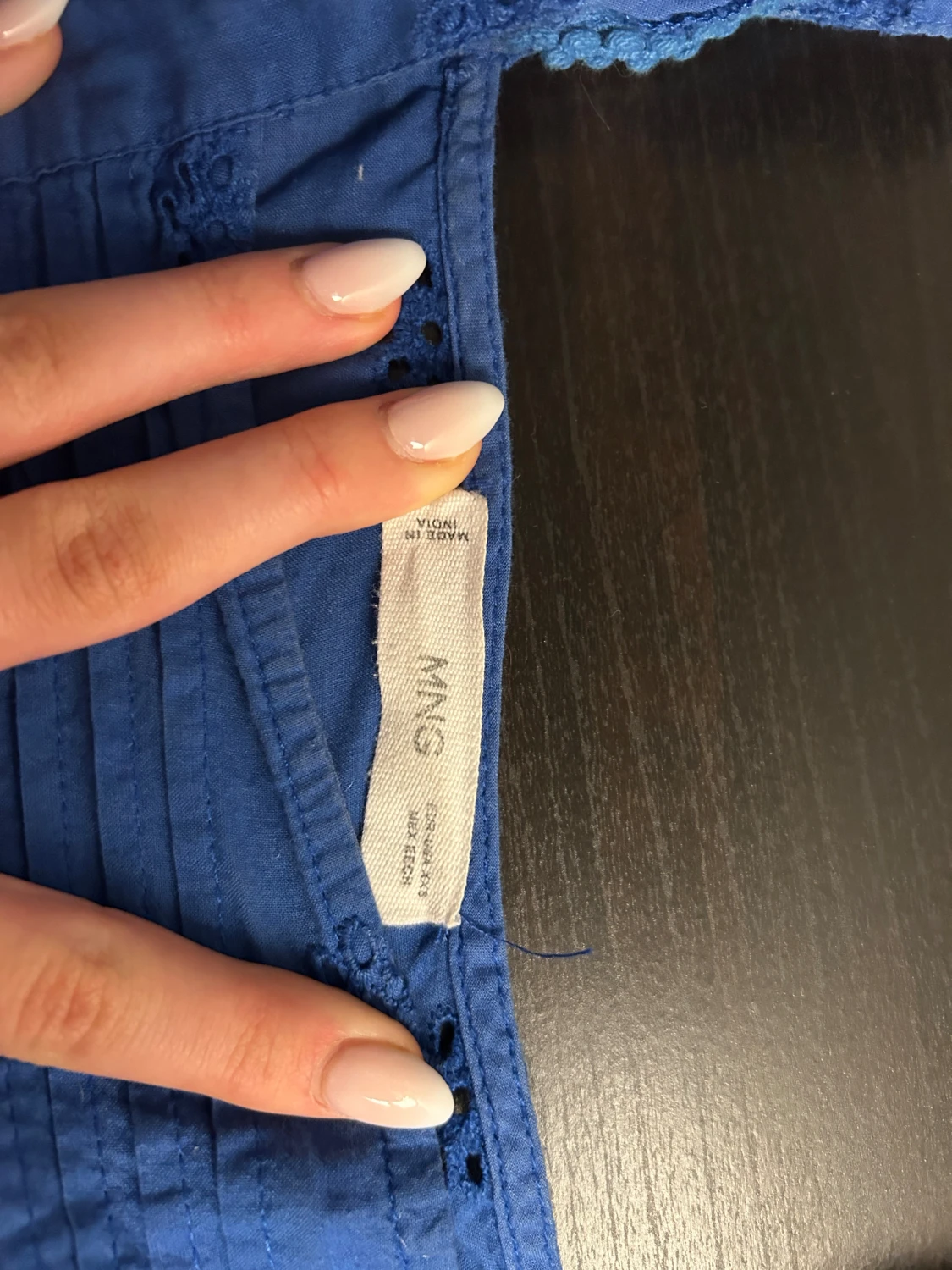 Blå ärmlös topp från MNG - 1