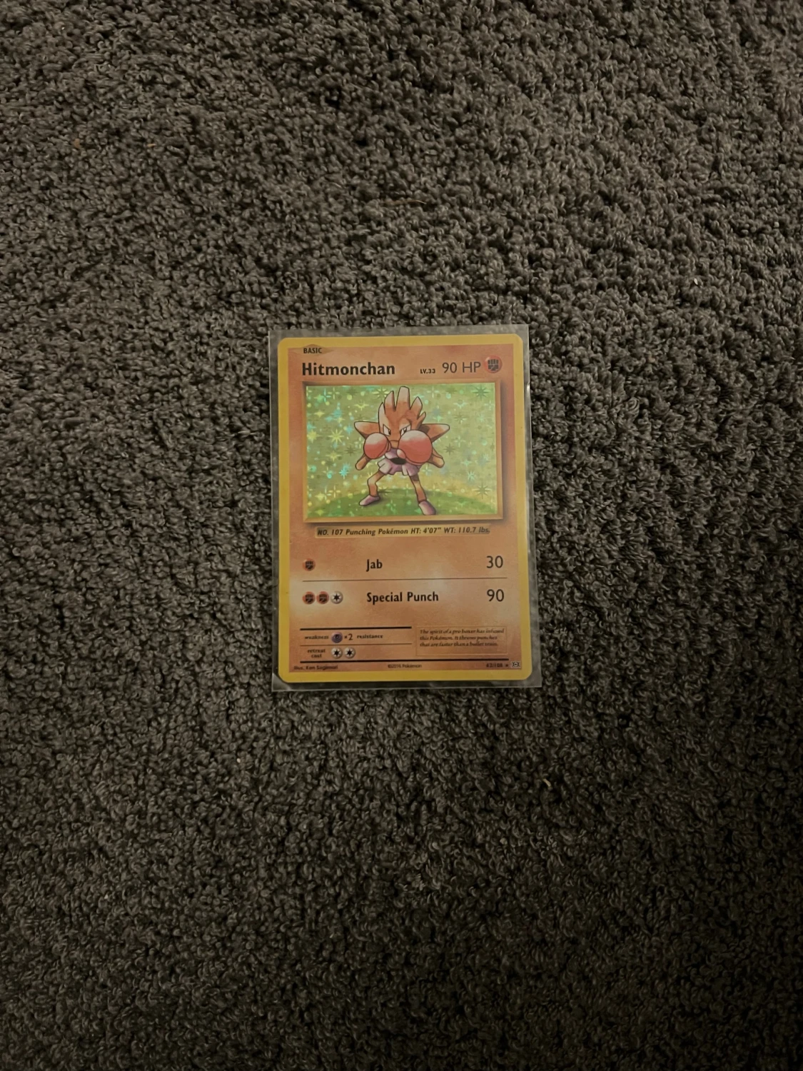 Hitmonchan Pokémonkort