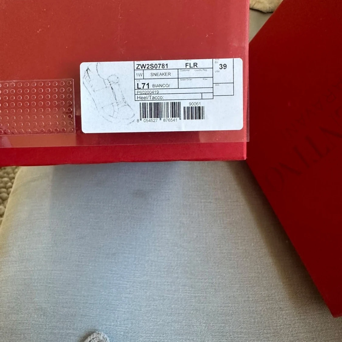 Valentino Garavani sneakers vit/guld 39 - 3