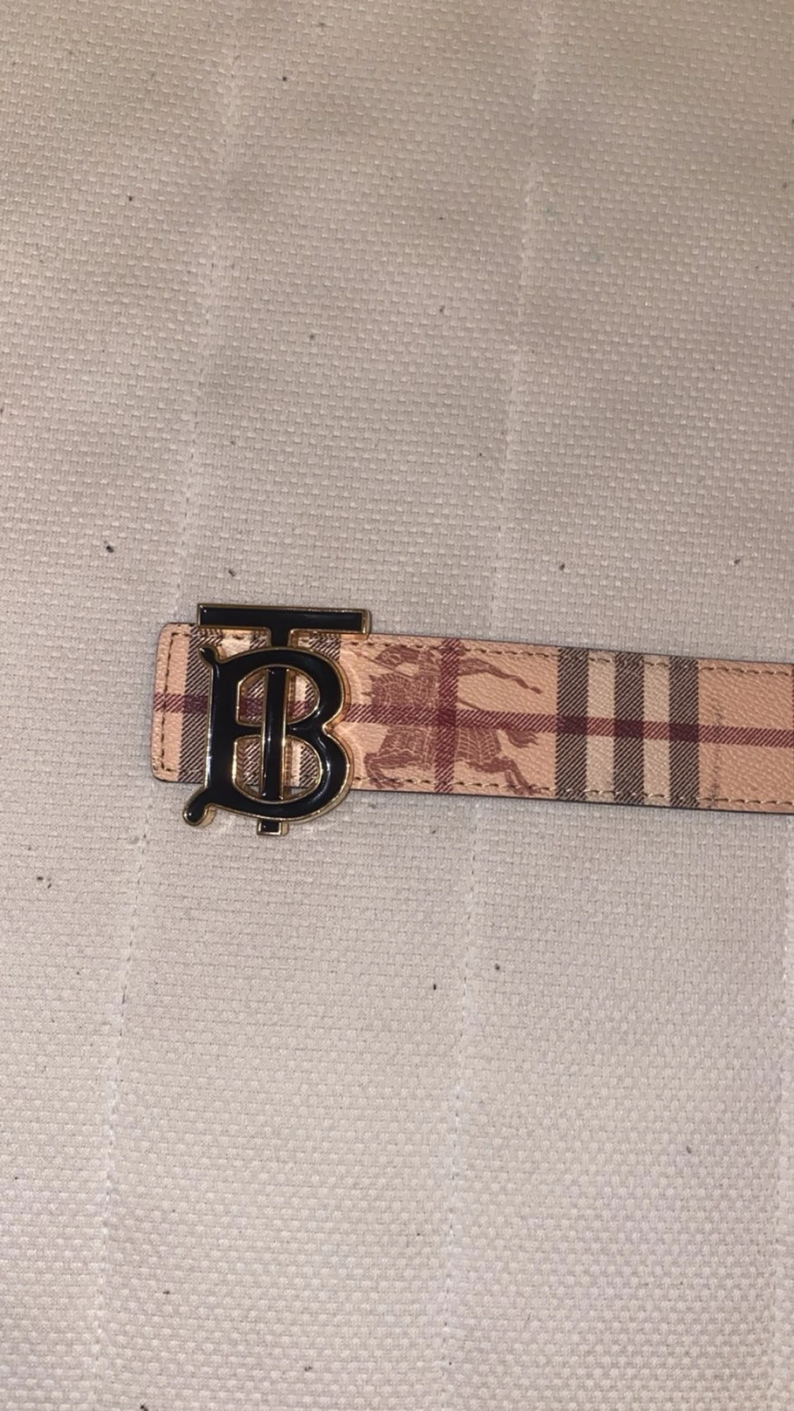 Burberry vändbart skärp med TB-spänne - 3