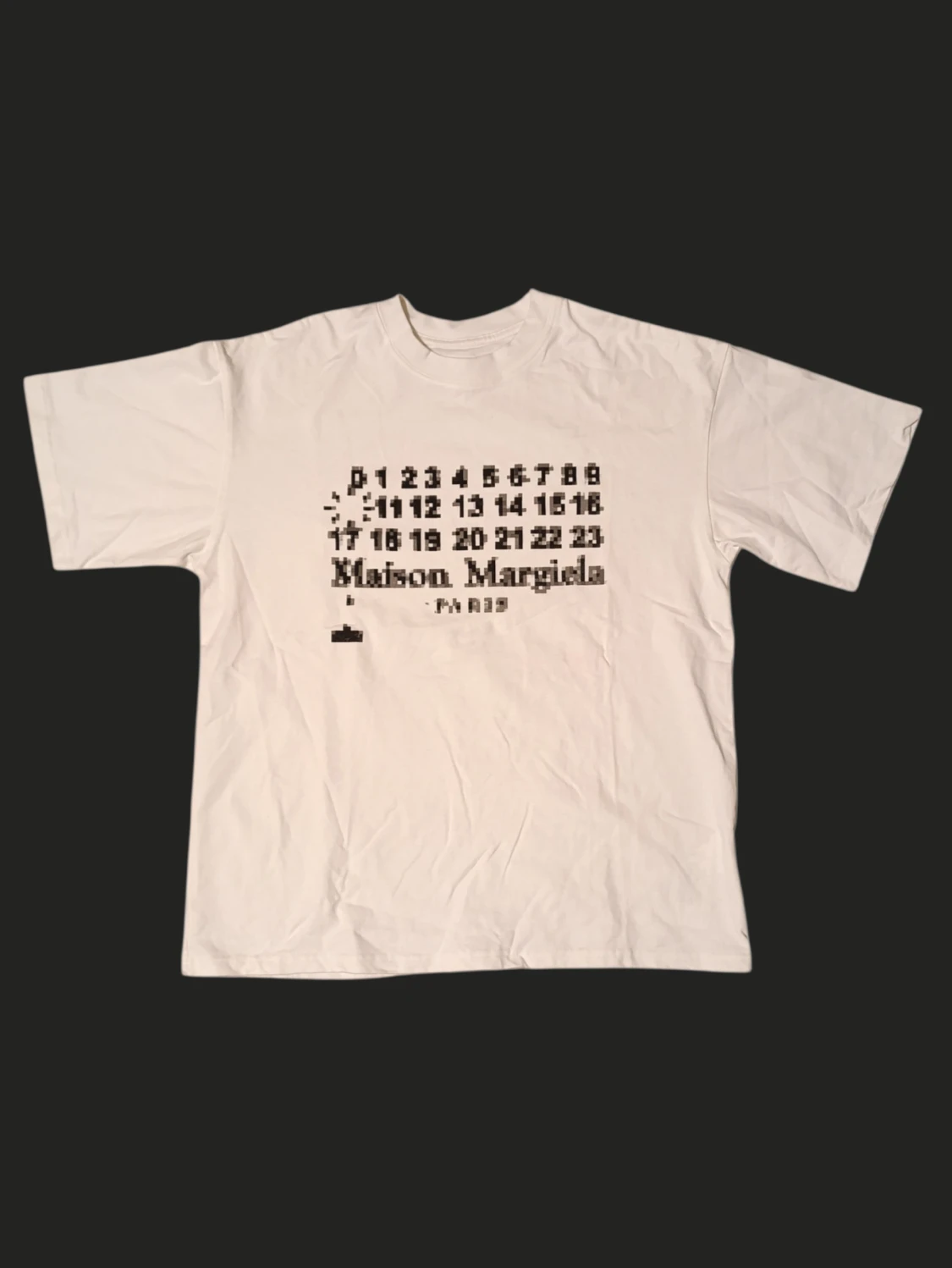 vit t-shirt med print - 2