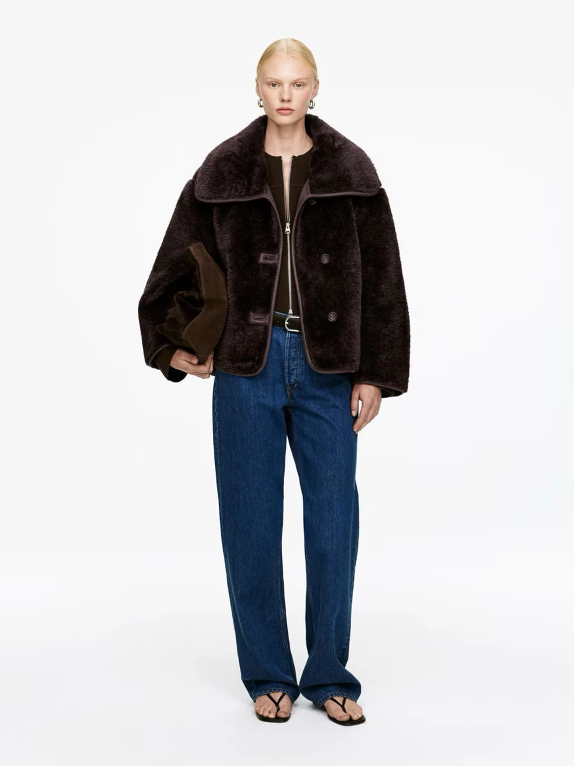 Kort pilejacka vinterjacka - ARKET - 1