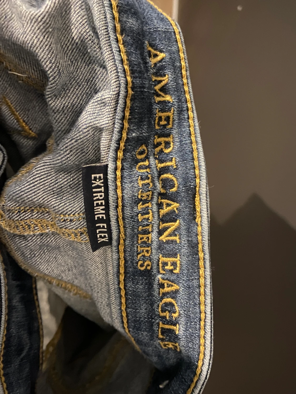 Blå skinny jeans från American Eagle - 2