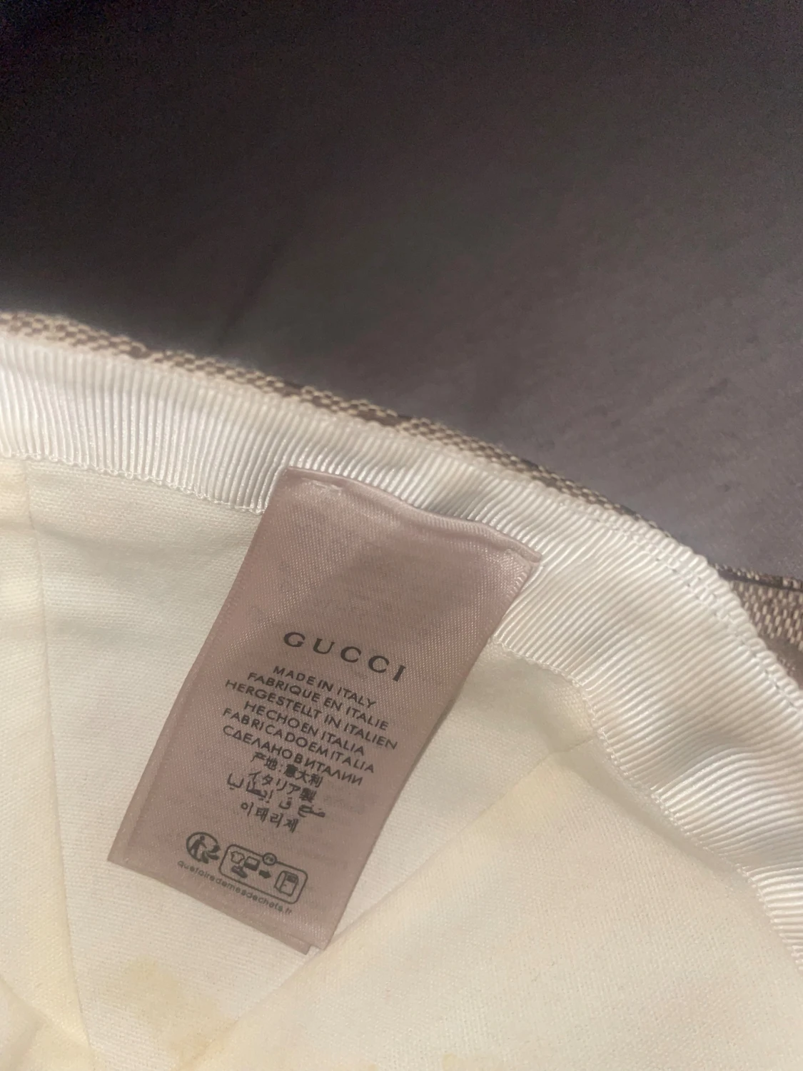 Gucci keps med GG-mönster  - 2