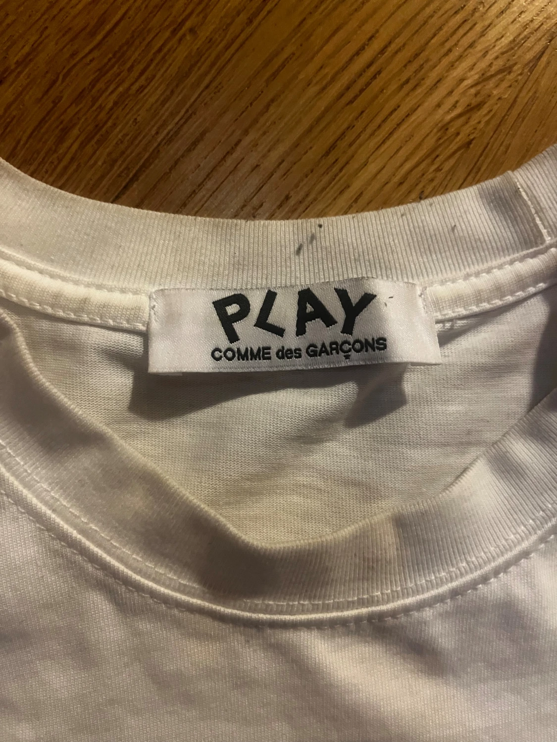 Vit Comme des Garçons Play t-shirt - 1