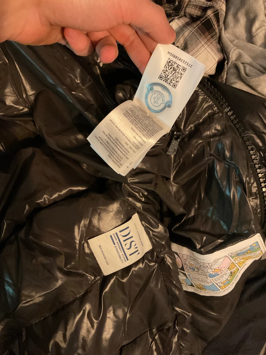 Svarta Moncler maya jackor i M och L - 6