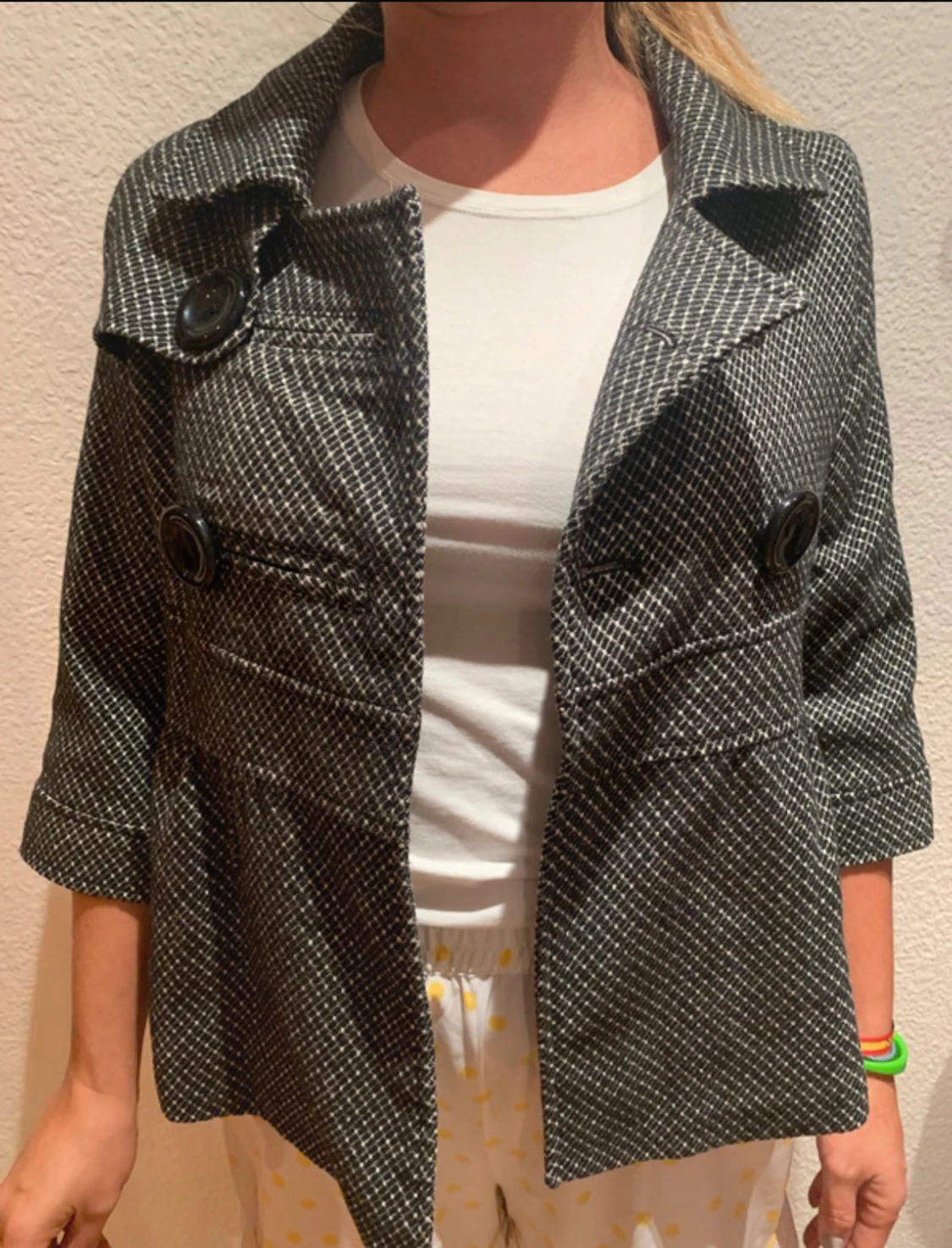 Trekvartsärm kappa  - 1