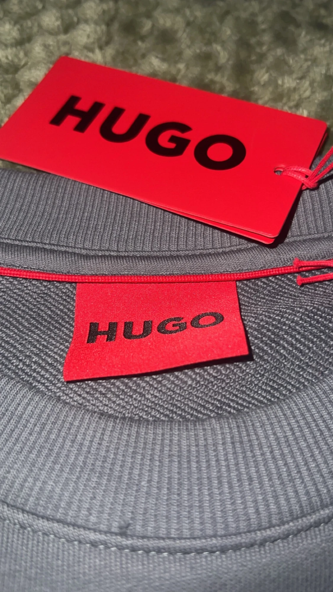 Grå sweatshirt från Hugo Boss - 3