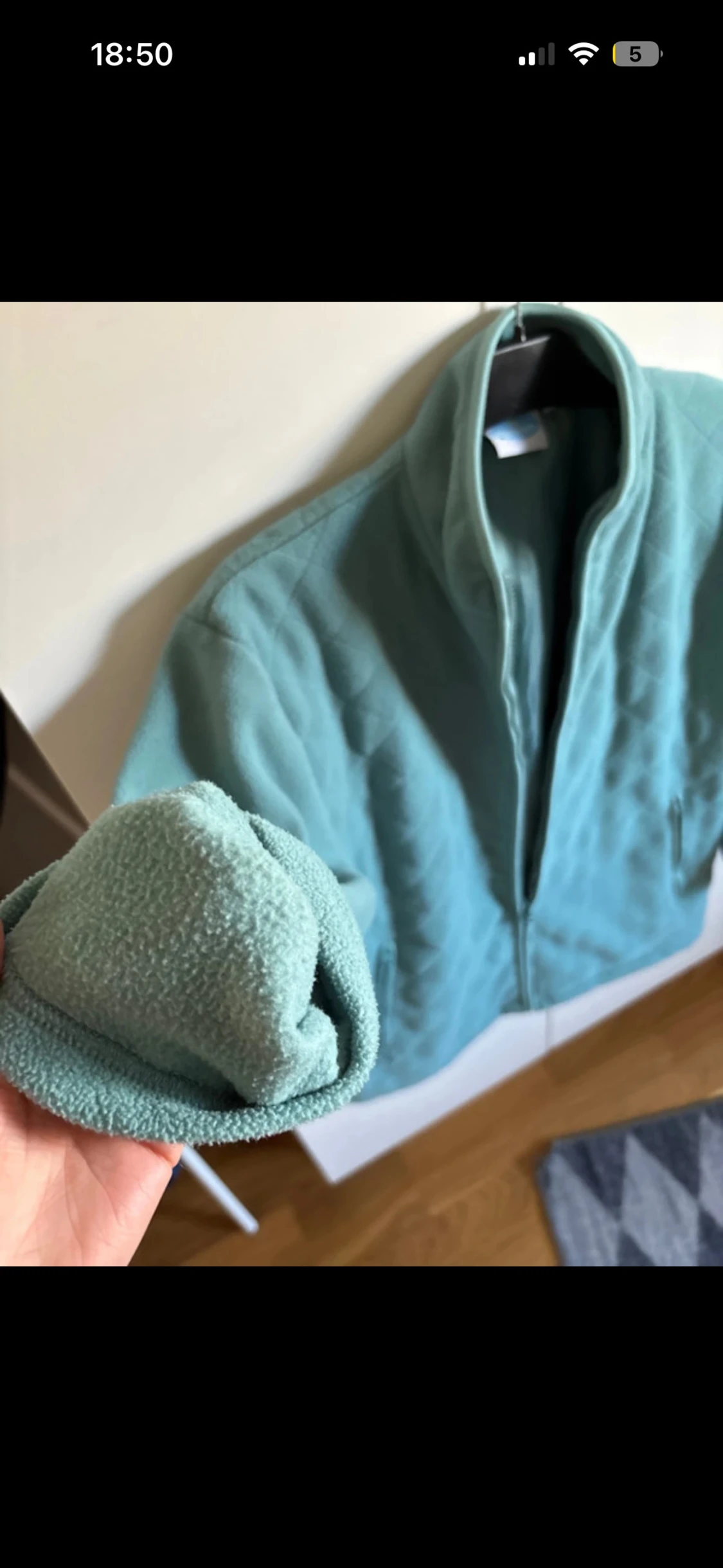 Turkos fleecejacka från Genevan - 6