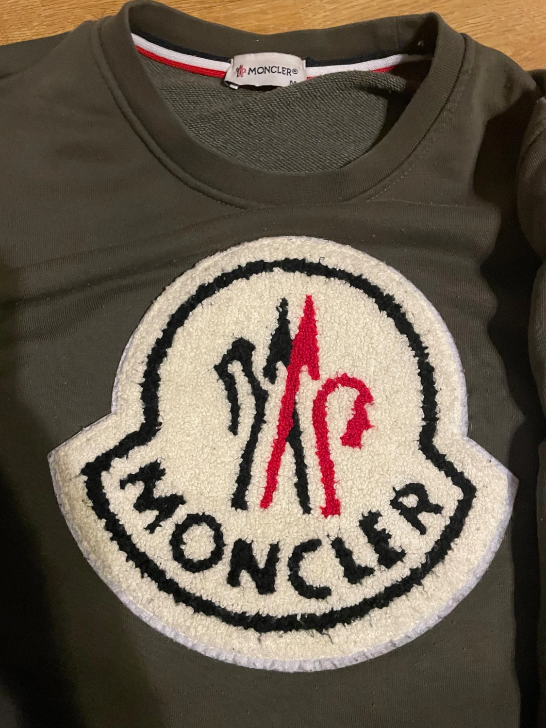 Mörkgrön sweatshirt från Moncler - 1