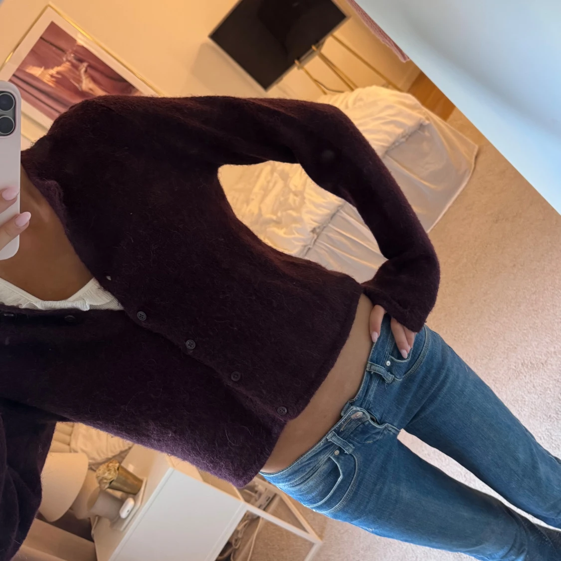 Vinröd tröja 🩷🩷🩷 - 2