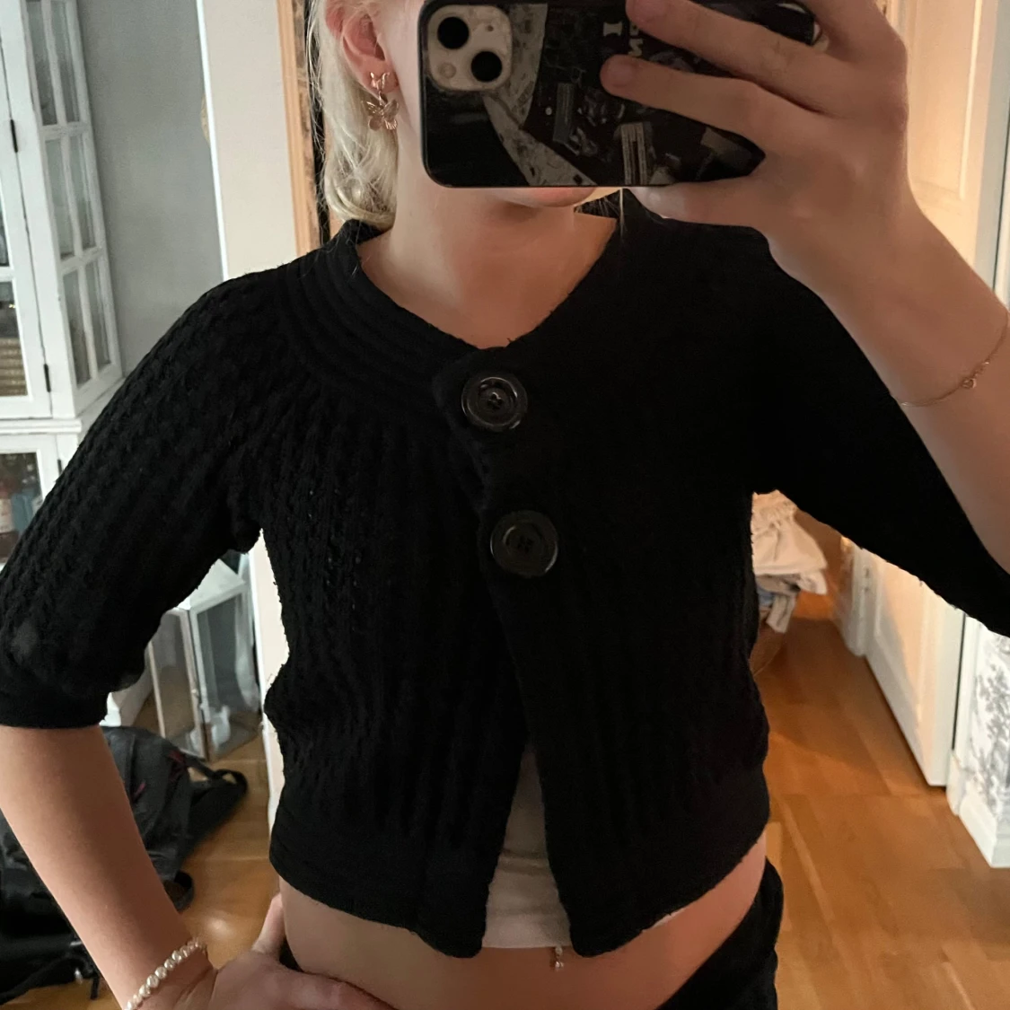 Stickad bolero/kofta - 1