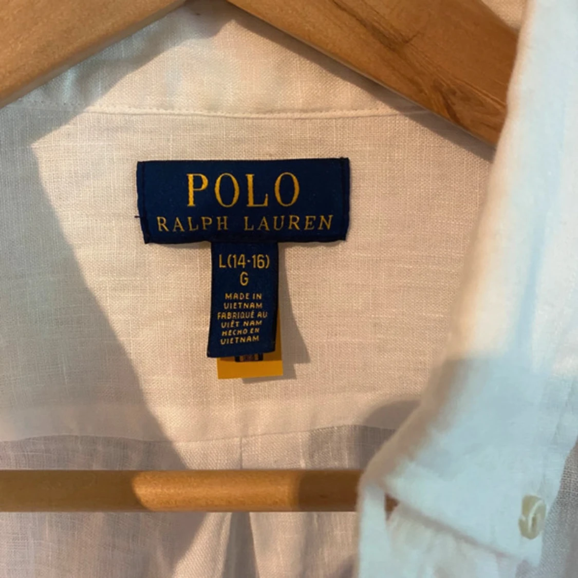 Vit linneskjorta från Ralph Lauren - 1