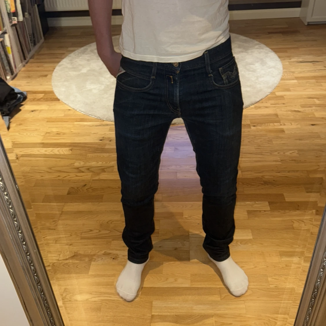 Replay Anbass mörkblå jeans - 2