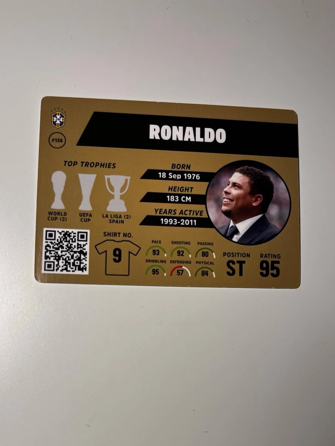 Kickerz Ronaldo Fotbollskort  - 1