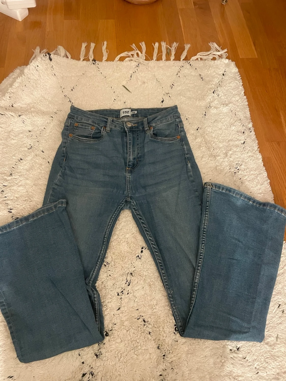 Bootcut jeans från 157, blå, S short - 1