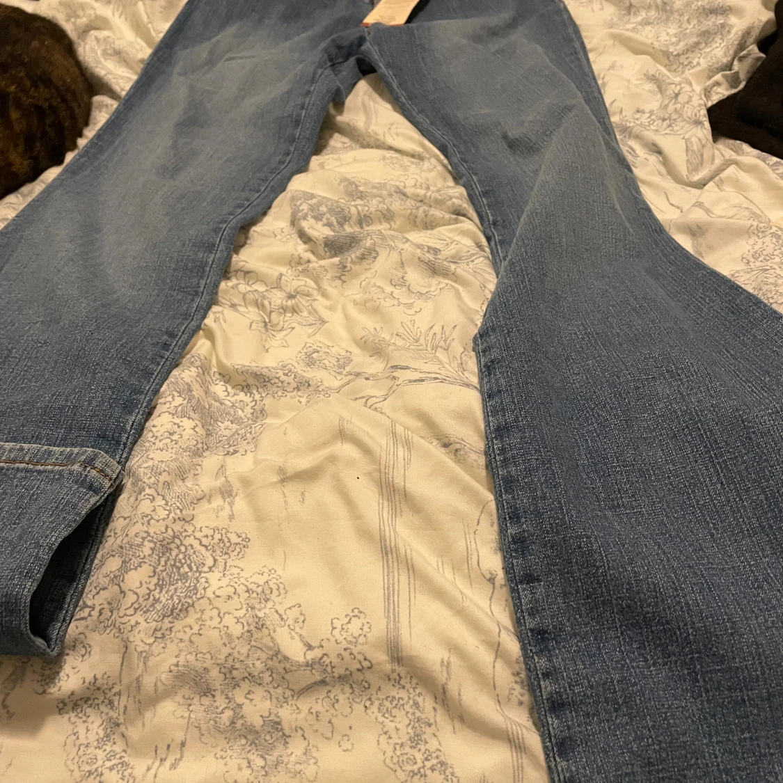 Dallas Jeans blå raka jeans W27 L33 - 1