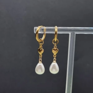 Örhängen  - Rostfritt stål, Längd-4cm 