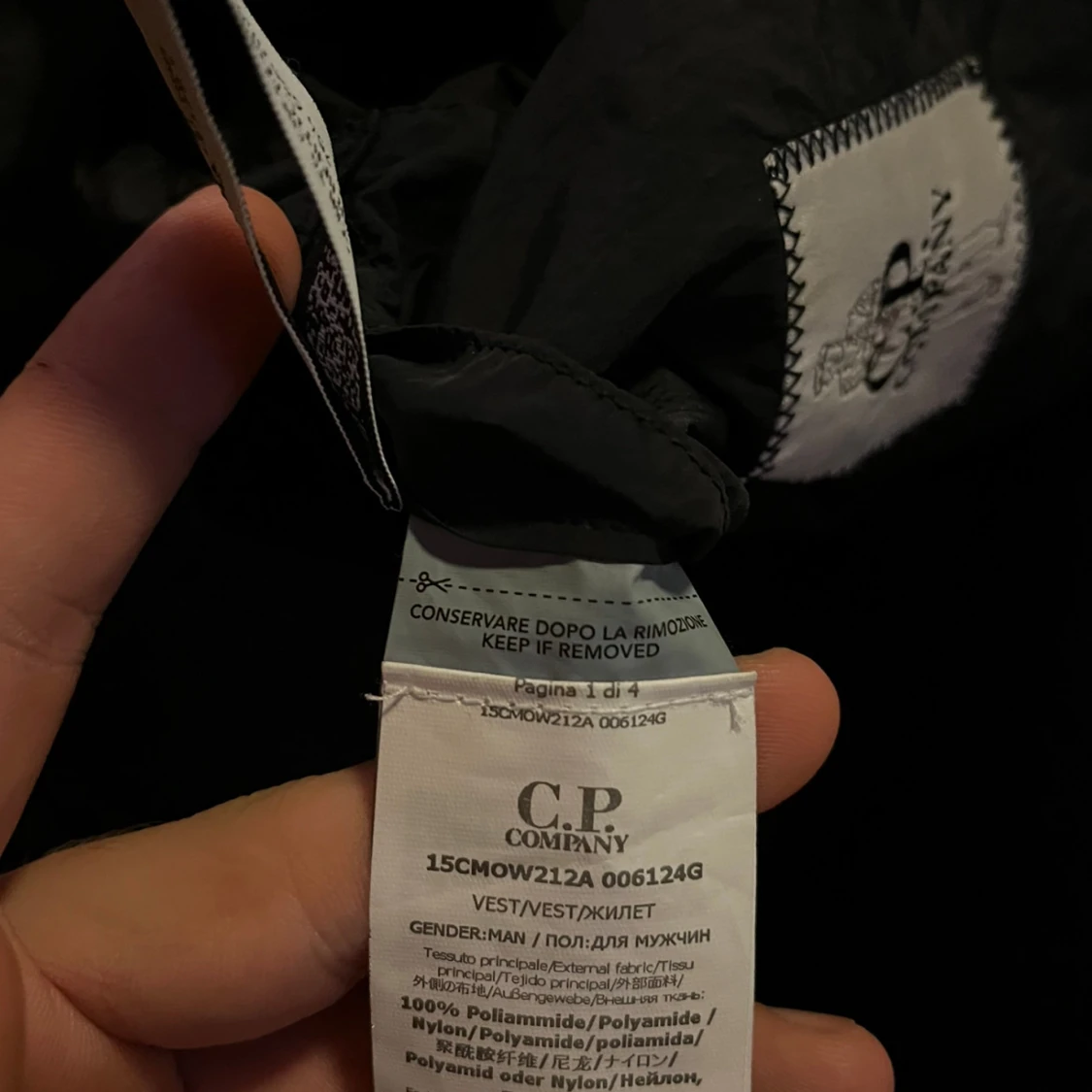 Svart dunväst från C.P. Company - 4