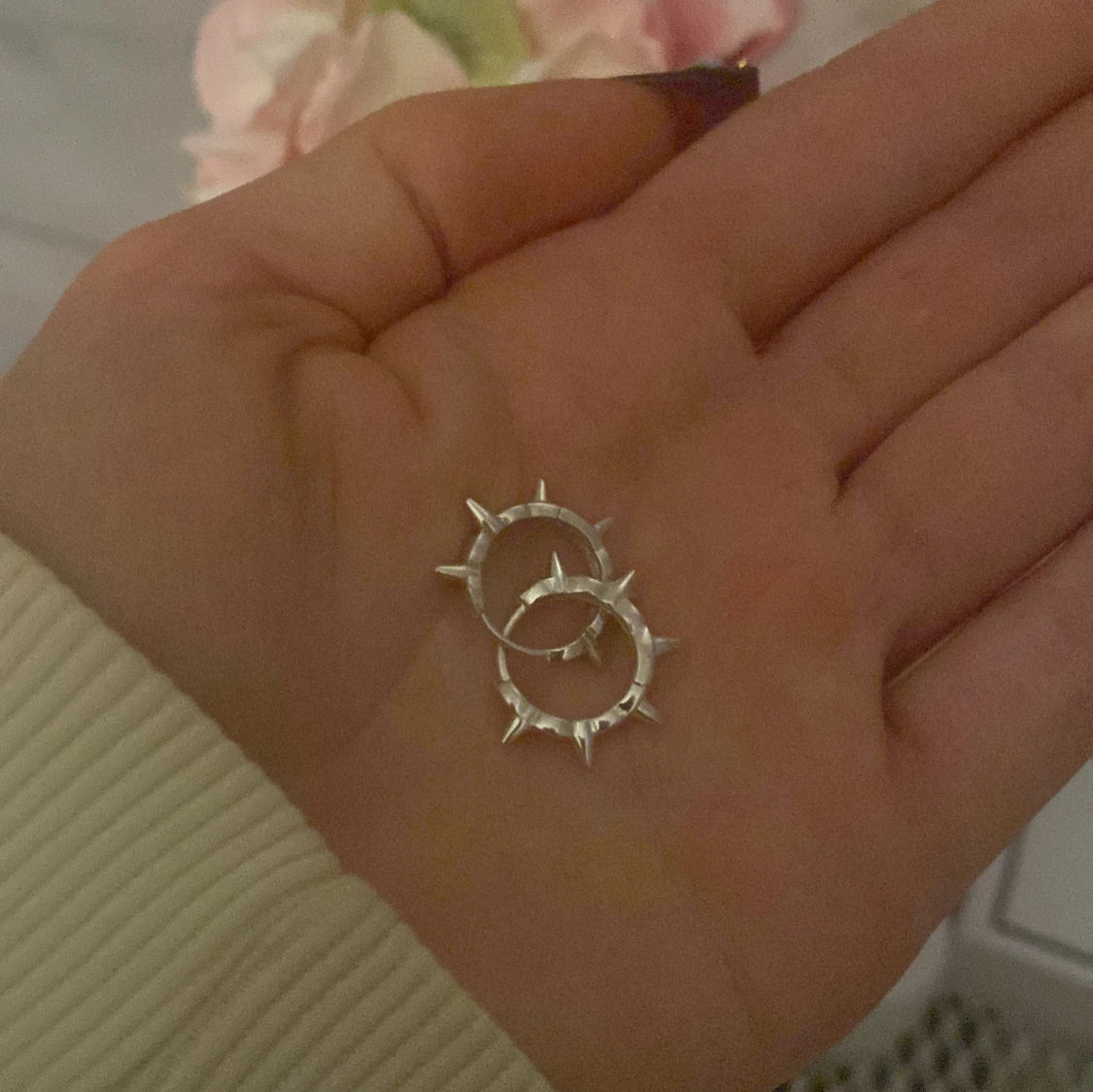 ÄKTA SILVER HOOPS FRÅN GLITTER