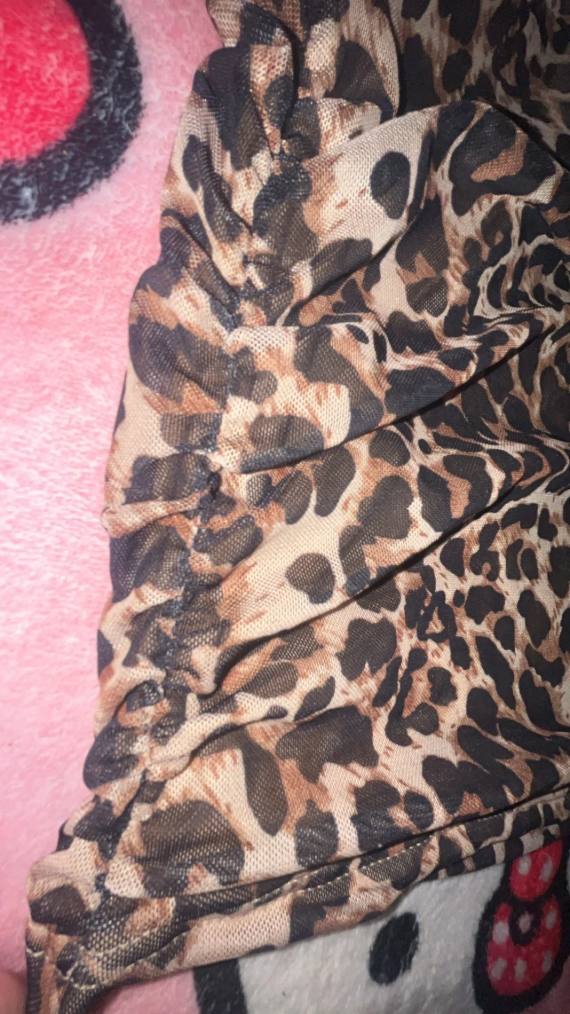 leopard mönstrad kjol - 1