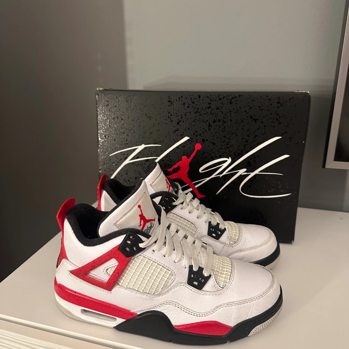 Jordan 4 red cement  - 1