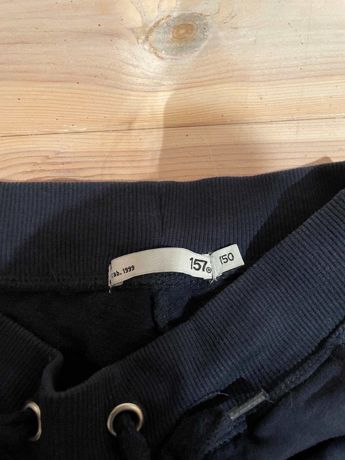 Mörkblå mjukisbyxor från 157 - 1