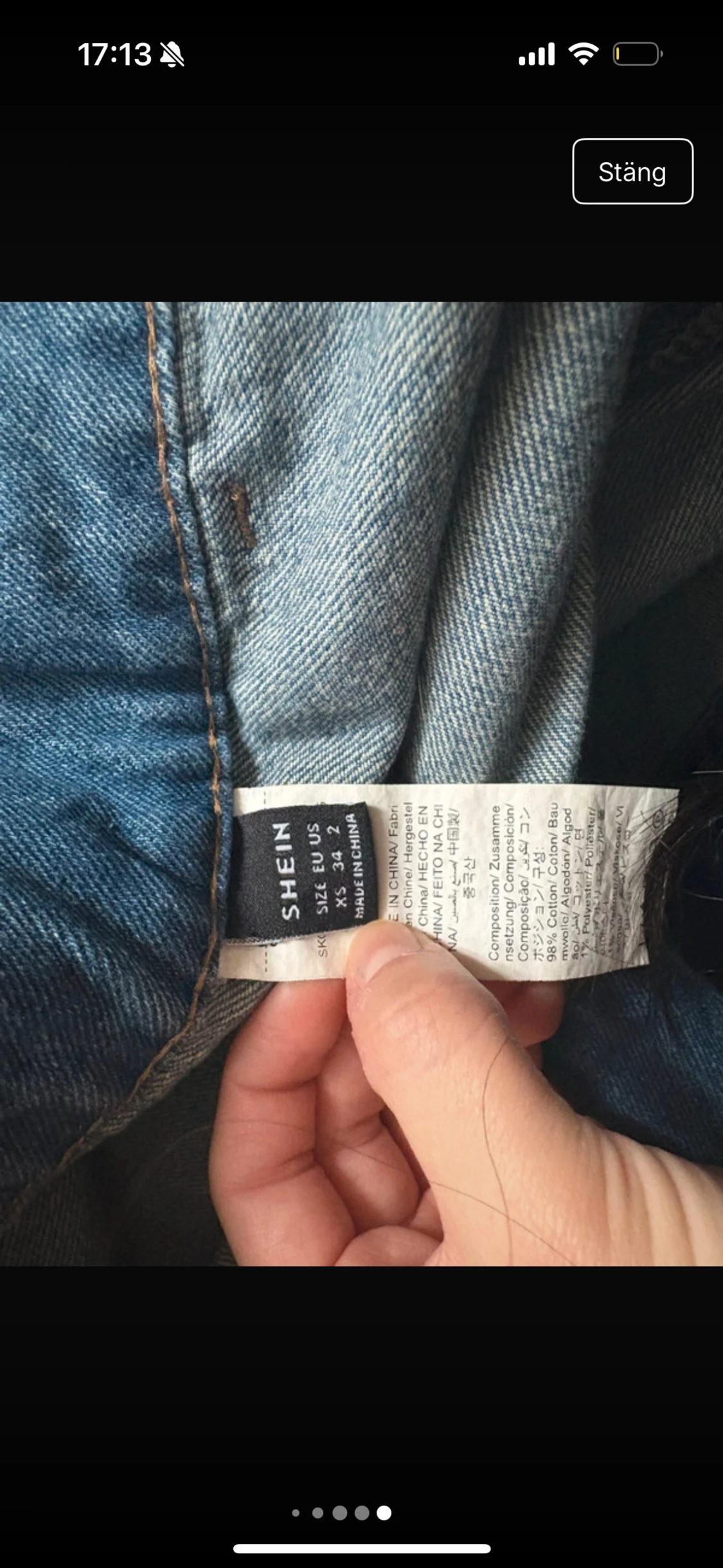 Mini jeans skirt- shein - 6