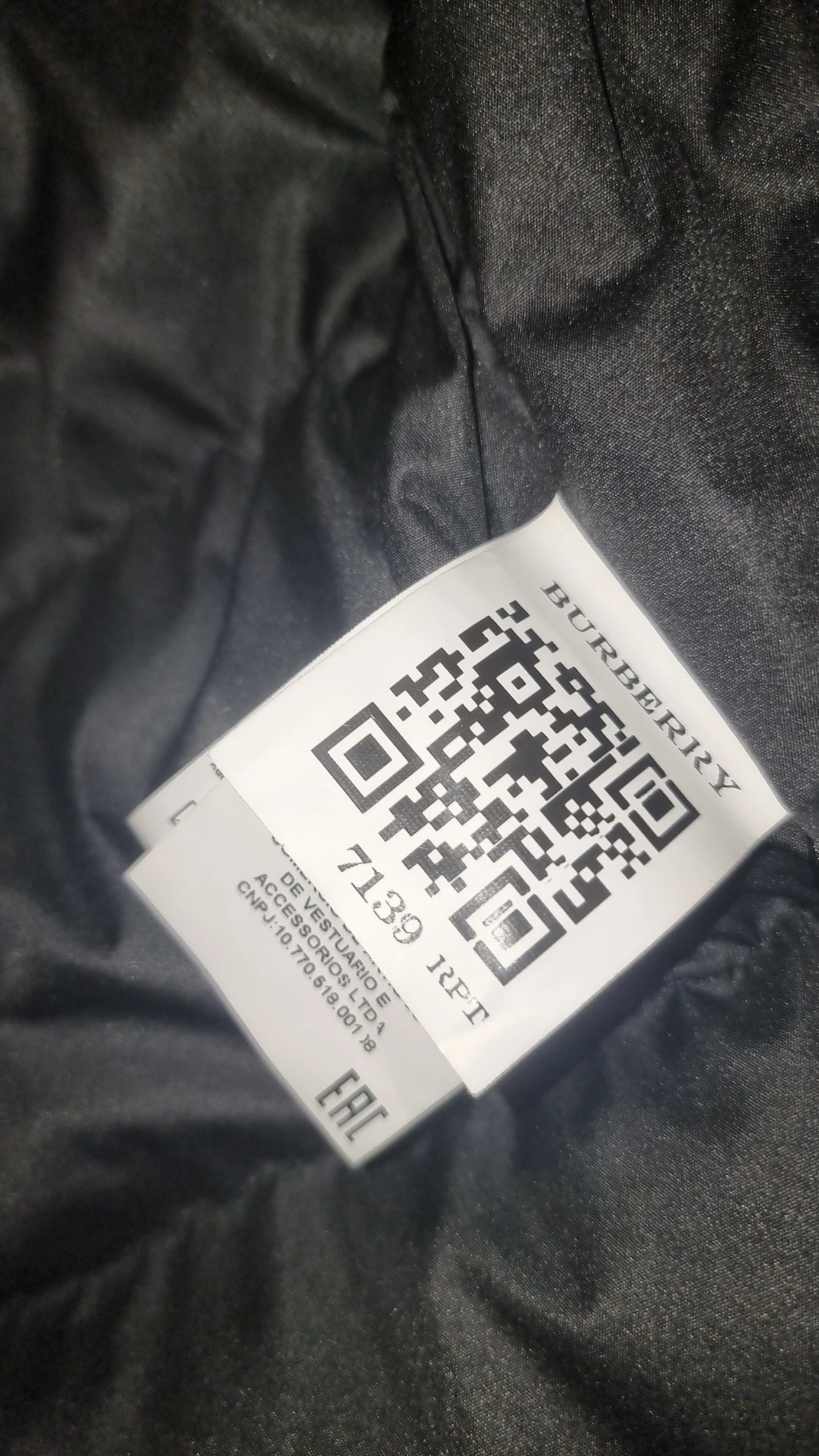 Svart jacka från Burberry XXL - 2