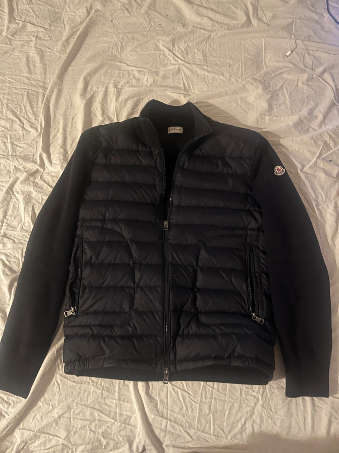 Svart Moncler Jacka  - 1